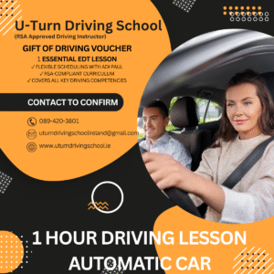 One-hour lesson in an automatic car driving lesson two hour automatic car