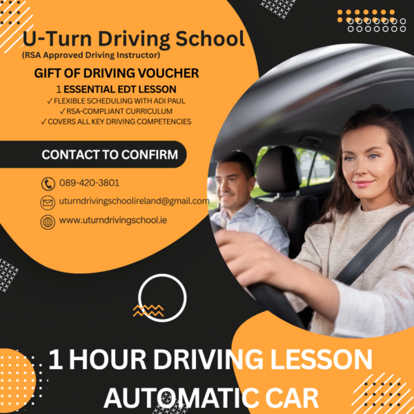 One-hour lesson in an automatic car driving lesson two hour automatic car