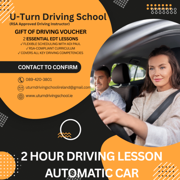 Two-hour lesson in an automatic car driving lesson two hour automatic car